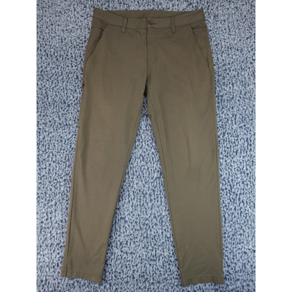BYLT Slim Fit Pants‎ Mens Medium Brown Technical Tapered Chino
